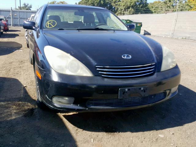 JTHBF30G630139753 - 2003 LEXUS ES 300 BLACK photo 9