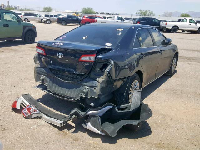 4T4BF1FK5CR236891 - 2012 TOYOTA CAMRY BASE CHARCOAL photo 4