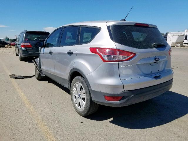 1FMCU0F79FUA11713 - 2015 FORD ESCAPE S SILVER photo 3