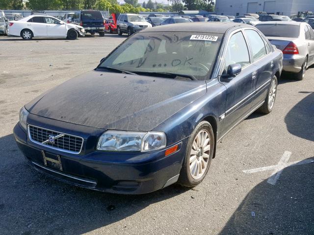 YV1TS92D141340389 - 2004 VOLVO S80 BLUE photo 2