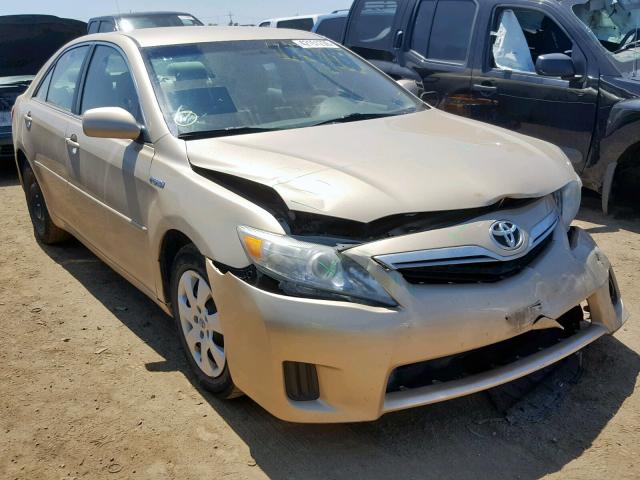 4T1BB3EK7BU138916 - 2011 TOYOTA CAMRY HYBR TAN photo 1