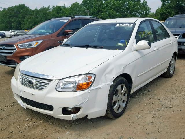 KNAFE122375429806 - 2007 KIA SPECTRA EX WHITE photo 2