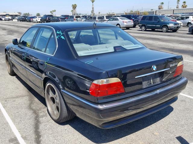 WBAGG83411DN82124 - 2001 BMW 740 I AUTO BLACK photo 3