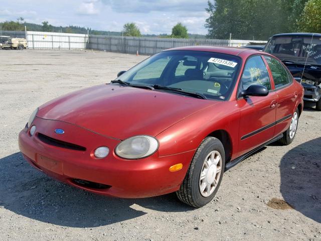 1FALP51U2TG231507 - 1996 FORD TAURUS G RED photo 2