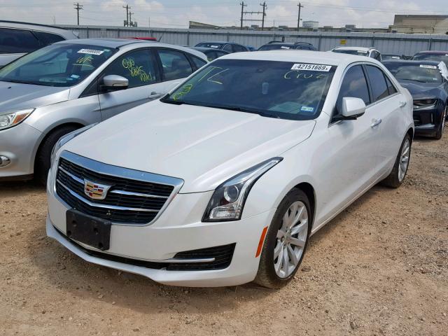 1G6AA5RX2H0168591 - 2017 CADILLAC ATS WHITE photo 2