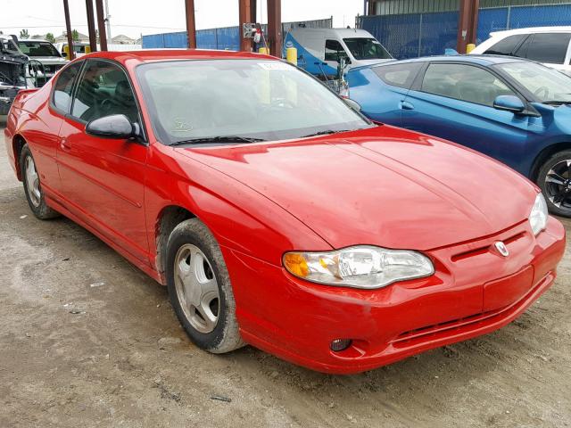 2G1WX12K349465225 - 2004 CHEVROLET MONTE CARL RED photo 1