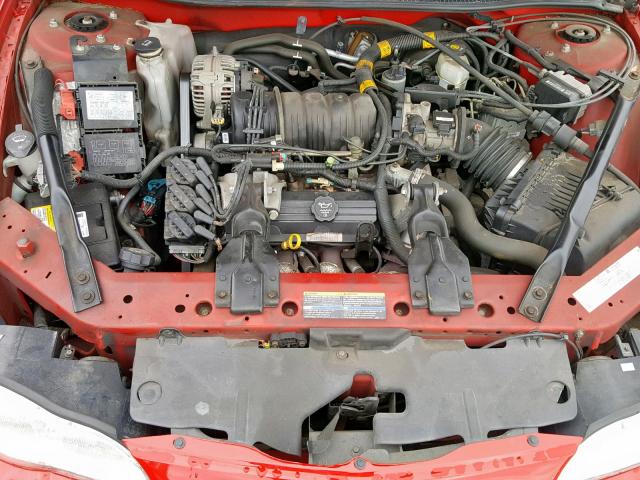 2G1WX12K349465225 - 2004 CHEVROLET MONTE CARL RED photo 7