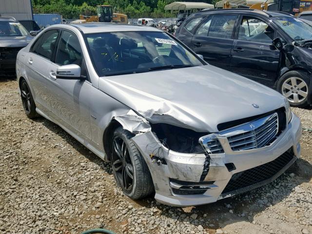 WDDGF4HB8CA652959 - 2012 MERCEDES-BENZ C 250 SILVER photo 1