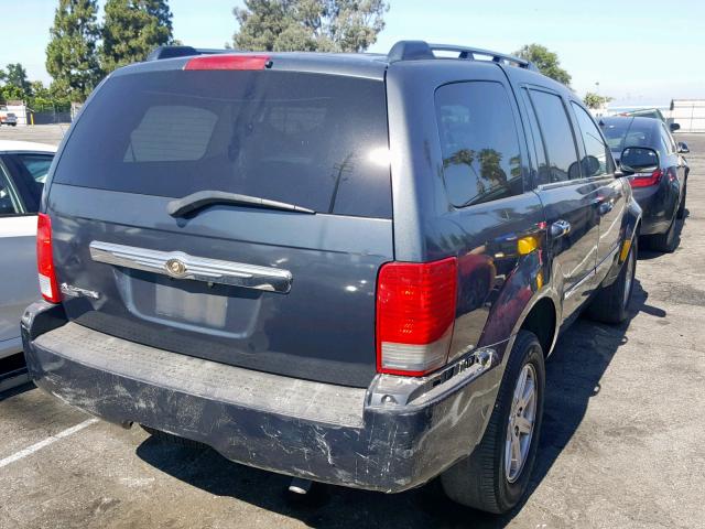 1A8HX58N67F543705 - 2007 CHRYSLER ASPEN LIMI BLUE photo 4