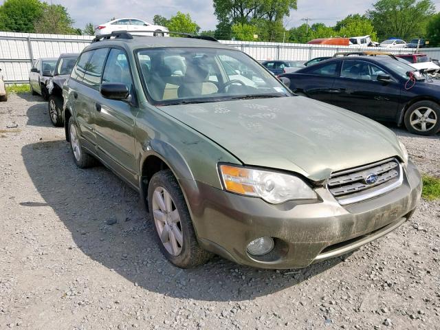 4S4BP61C966322542 - 2006 SUBARU LEGACY OUT GREEN photo 1