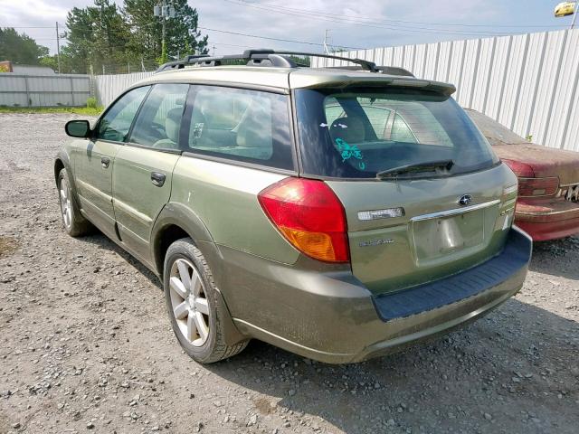 4S4BP61C966322542 - 2006 SUBARU LEGACY OUT GREEN photo 3