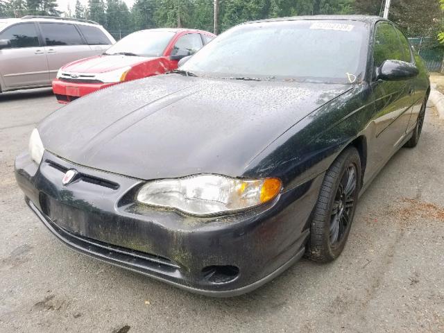2G1WW12EX29176840 - 2002 CHEVROLET MONTE CARL 黑色 照片 2