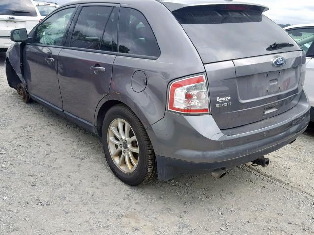 2FMDK3JC1ABA48379 - 2010 FORD EDGE SEL GRAY photo 3