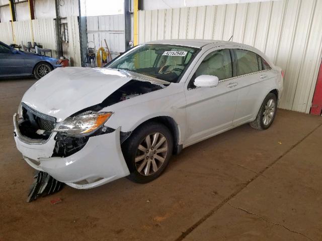 1C3CCBBB2DN525234 - 2013 CHRYSLER 200 TOURIN WHITE photo 2