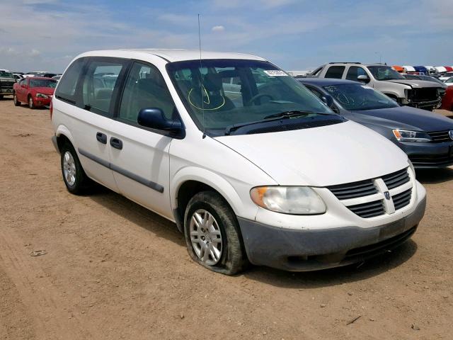 1D4GP25B07B225326 - 2007 DODGE CARAVAN SE WHITE photo 1