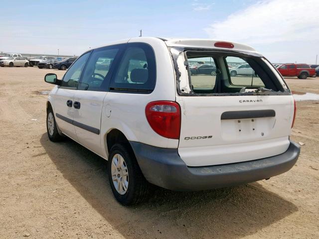 1D4GP25B07B225326 - 2007 DODGE CARAVAN SE WHITE photo 3