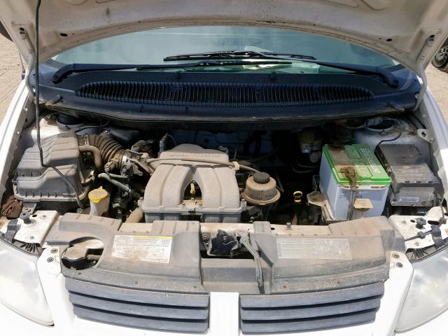 1D4GP25B07B225326 - 2007 DODGE CARAVAN SE WHITE photo 7