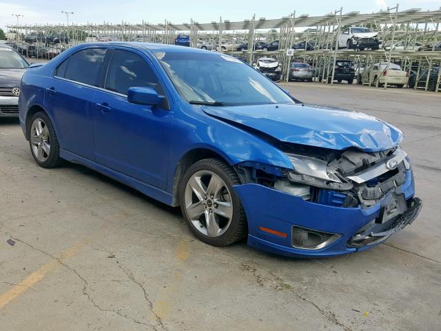 3FAHP0DC2BR173093 - 2011 FORD FUSION SPO BLUE photo 1