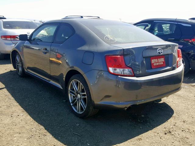 JTKJF5C7XD3065850 - 2013 TOYOTA SCION TC ნაცრისფერი ფოტო 3