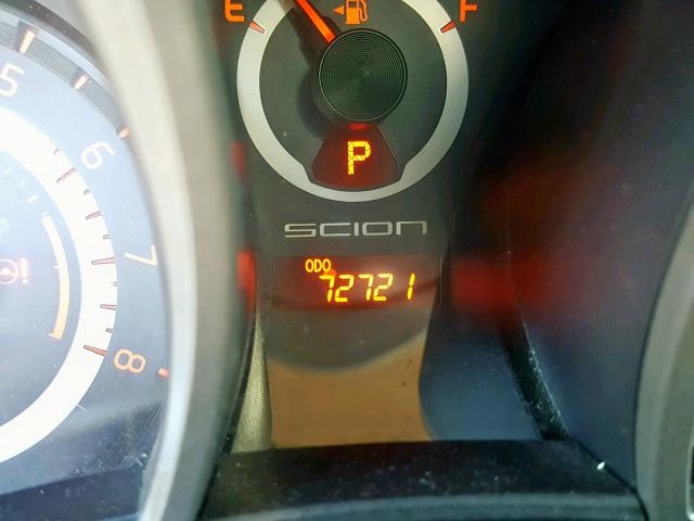 JTKJF5C7XD3065850 - 2013 TOYOTA SCION TC ნაცრისფერი ფოტო 8