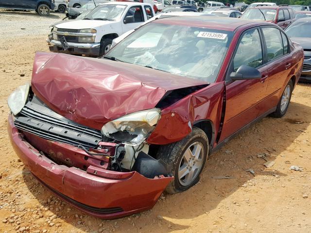 1G1ZT54884F177094 - 2004 CHEVROLET MALIBU LS RED photo 2