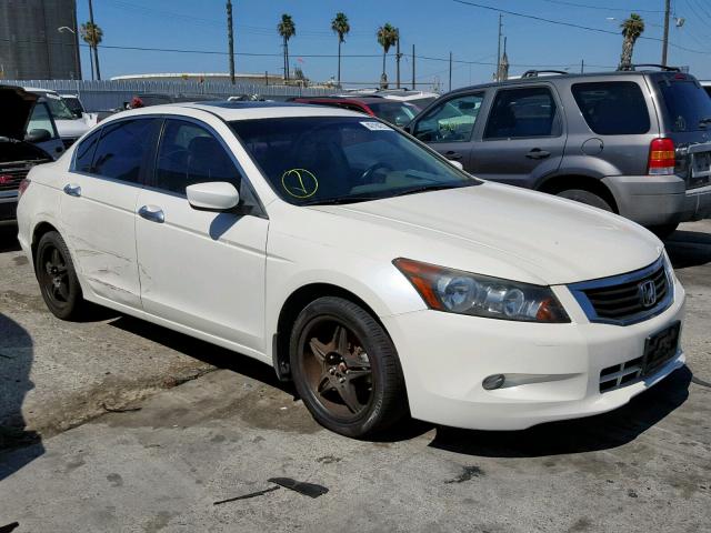 1HGCP36899A002443 - 2009 HONDA ACCORD EXL WHITE photo 1