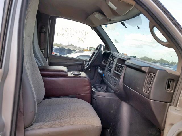 1GCSGAFX5C1201180 - 2012 CHEVROLET EXPRESS G1 SILVER photo 5