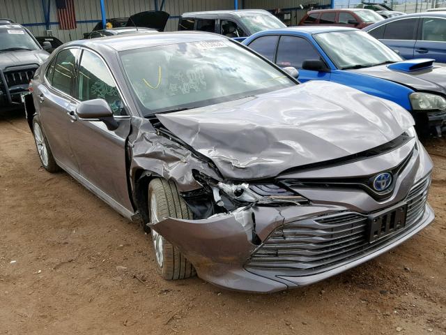 4T1B21HK5KU516053 - 2019 TOYOTA CAMRY HYBR SILVER photo 1