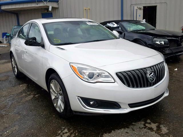 2G4GK5EX0G9141271 - 2016 BUICK REGAL WHITE photo 1