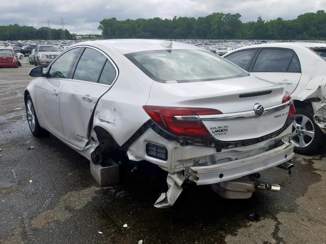 2G4GK5EX0G9141271 - 2016 BUICK REGAL WHITE photo 3