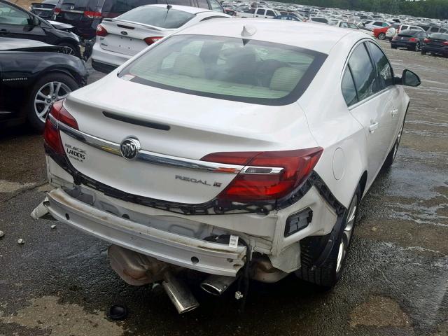 2G4GK5EX0G9141271 - 2016 BUICK REGAL WHITE photo 4