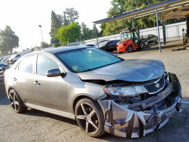 KNAFU4A27A5236460 - 2010 KIA FORTE EX GRAY photo 1