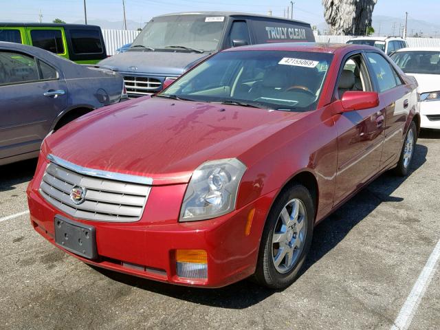 1G6DP567550124306 - 2005 CADILLAC CTS HI FEA RED photo 2