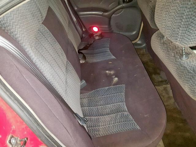 1G2NE52F63C320369 - 2003 PONTIAC GRAND AM S RED photo 6