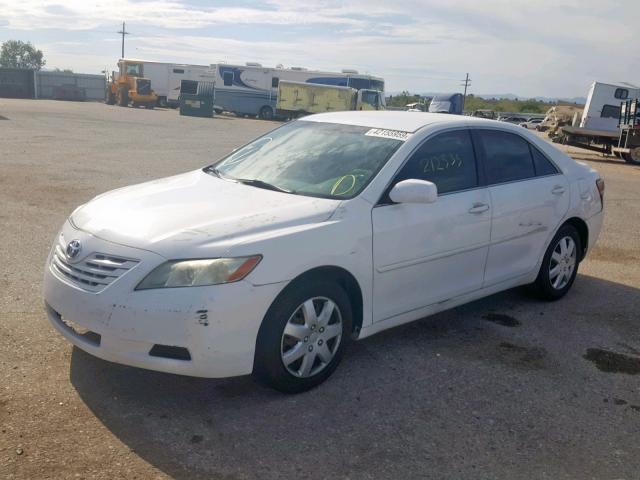 4T1BE46K27U686194 - 2007 TOYOTA CAMRY NEW WHITE photo 2