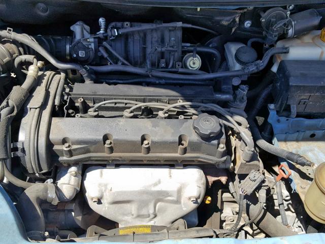 KL1TJ526X4B160042 - 2004 CHEVROLET AVEO LS BLUE photo 7