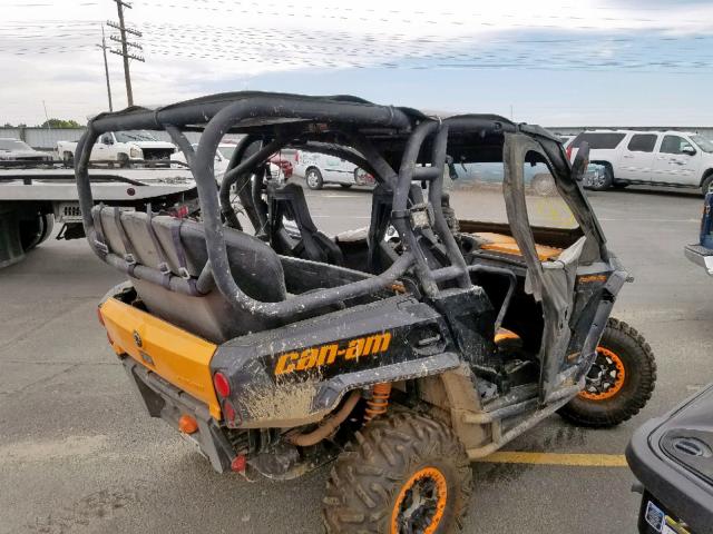 3JBKKAP27FJ003794 - 2015 CAN-AM COMMANDER ORANGE photo 4