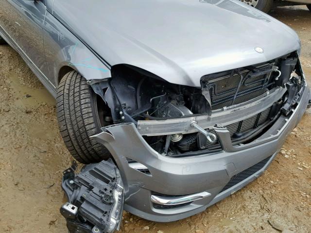 WDDGF4HB1DR266046 - 2013 MERCEDES-BENZ C 250 SILVER photo 9