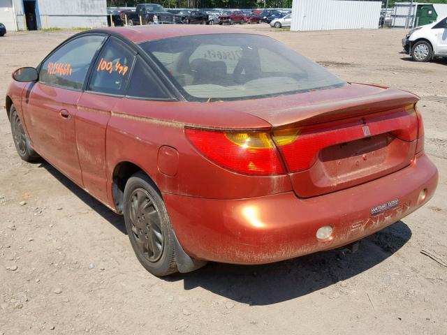 1G8ZR12712Z194236 - 2002 SATURN SC2 ORANGE photo 3