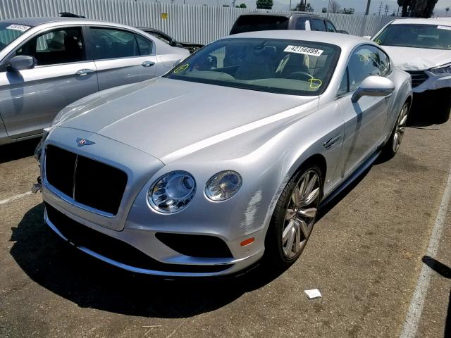 SCBFH7ZA7GC053278 - 2016 BENTLEY CONTINENTA SILVER photo 2