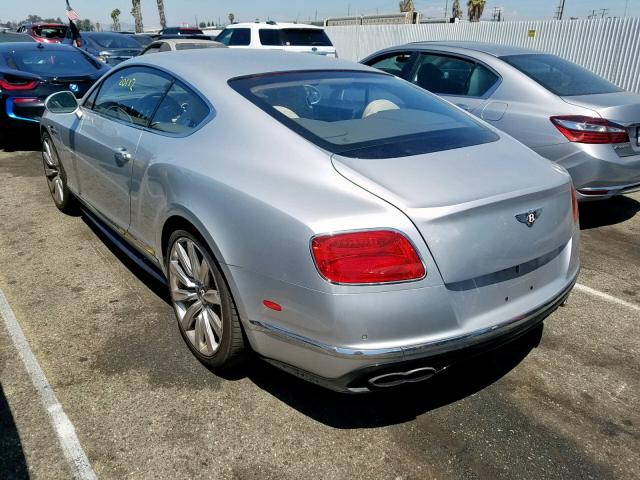 SCBFH7ZA7GC053278 - 2016 BENTLEY CONTINENTA SILVER photo 3