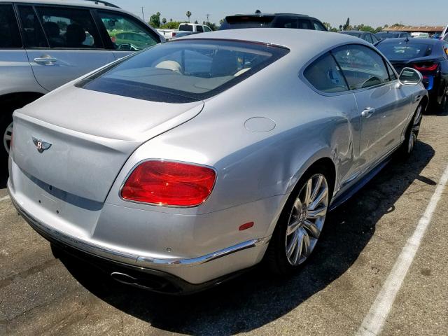 SCBFH7ZA7GC053278 - 2016 BENTLEY CONTINENTA SILVER photo 4