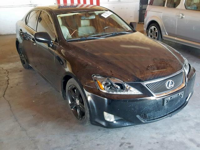 JTHBK262072025324 - 2007 LEXUS IS 250 BLACK photo 1