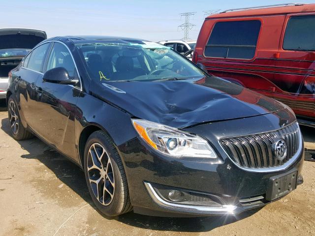 2G4GL5EXXH9153653 - 2017 BUICK REGAL SPOR BLACK photo 1