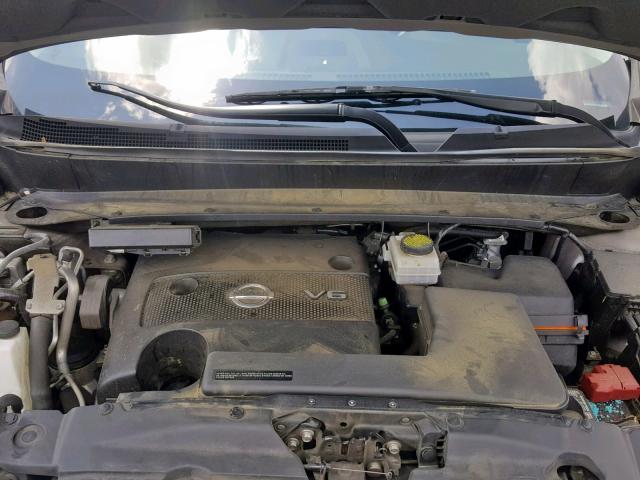 5N1AR2MM6EC706765 - 2014 NISSAN PATHFINDER GRAY photo 7