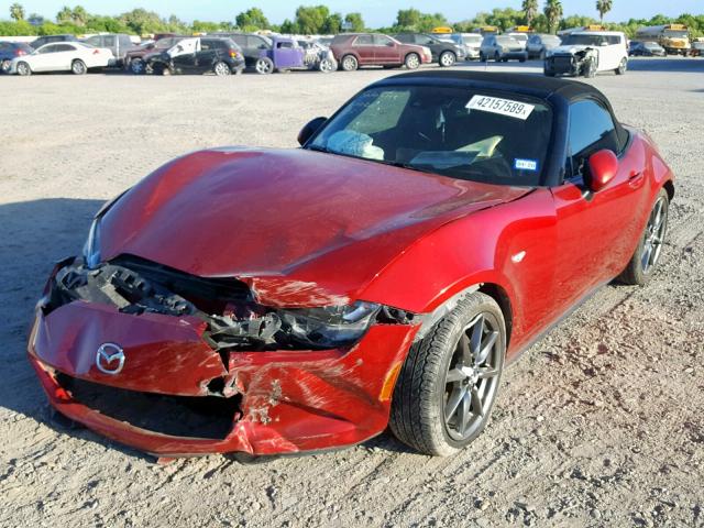 JM1NDAD7XG0111785 - 2016 MAZDA MX-5 MIATA RED photo 2