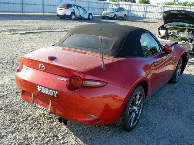 JM1NDAD7XG0111785 - 2016 MAZDA MX-5 MIATA RED photo 4