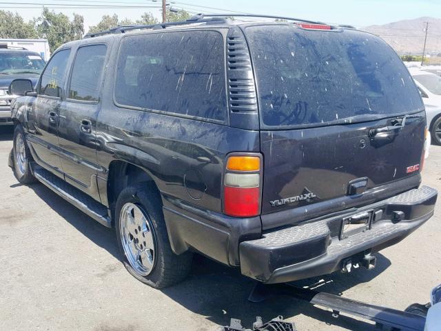 1GKFK66U44J275196 - 2004 GMC YUKON XL D BLACK photo 3