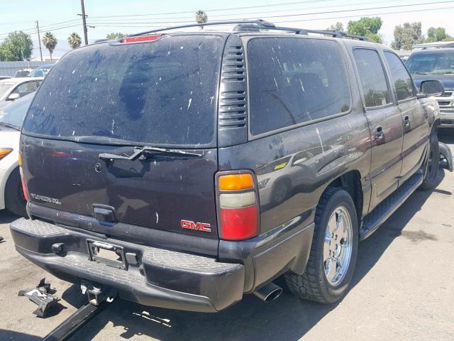 1GKFK66U44J275196 - 2004 GMC YUKON XL D BLACK photo 4