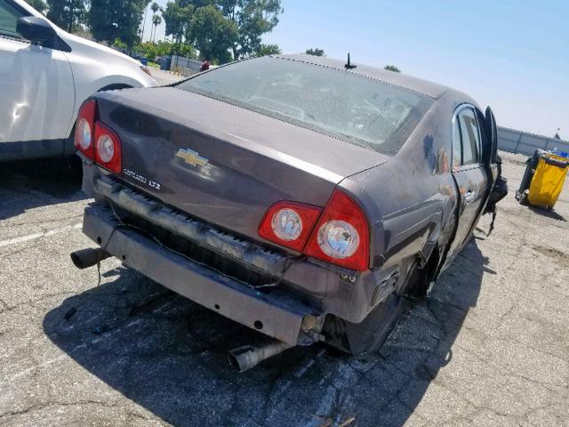 1G1ZE5E70A4150091 - 2010 CHEVROLET MALIBU LTZ ნაცრისფერი ფოტო 4